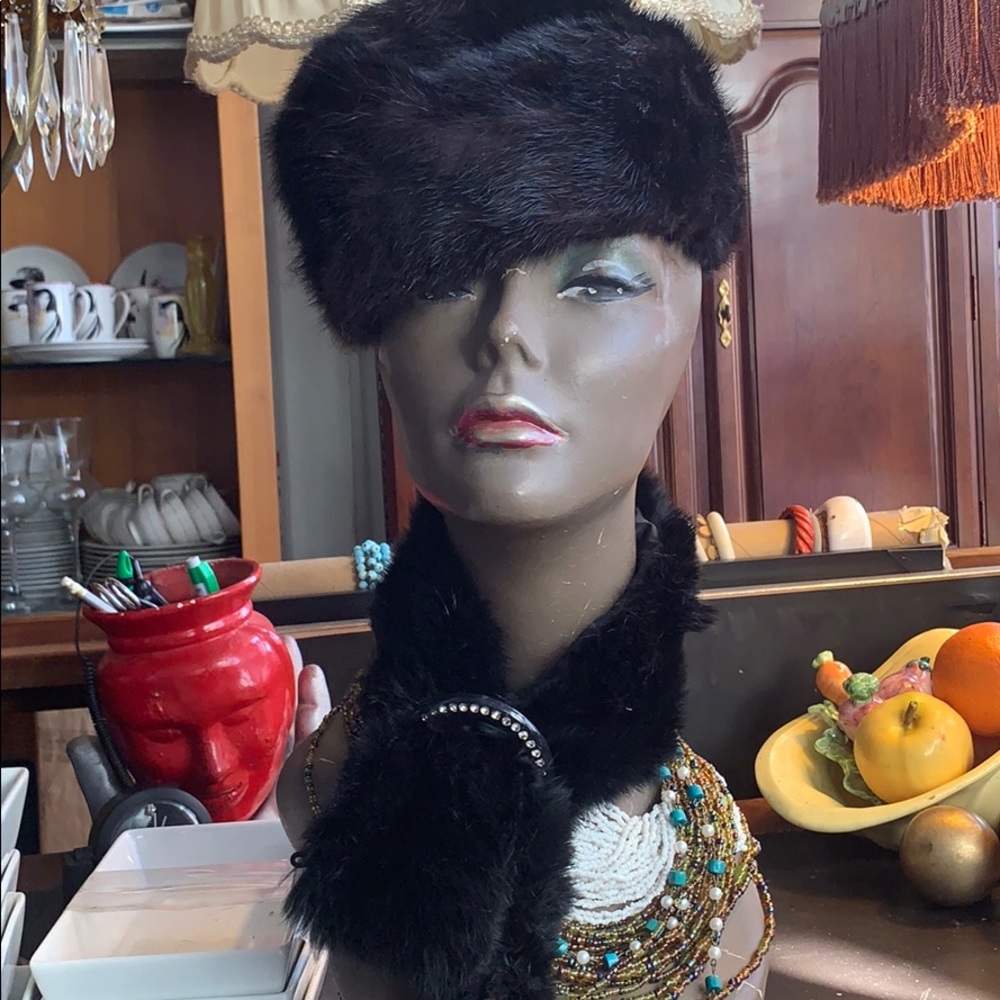 Vintage mink hat